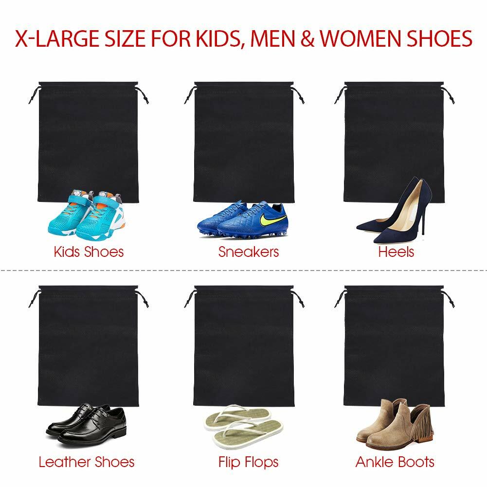 12PCS  Shoe Storage Drawstring Bag Dust-proof