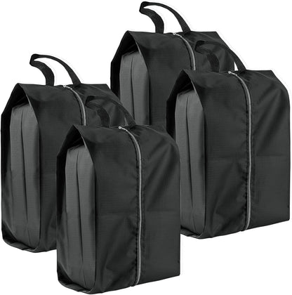 4 Pack Extra Durable Travel Shoe Bags for Storage and Pack