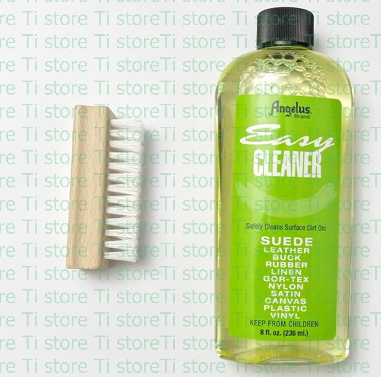 Angelus Easy Cleaner Suede Cleaning Kit Shoe Cleaning kit 8oz With Nylon Brush