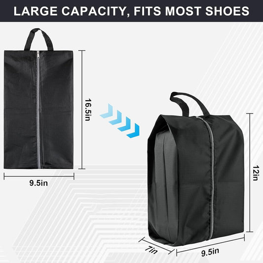 4 Pack Extra Durable Travel Shoe Bags for Storage and Pack