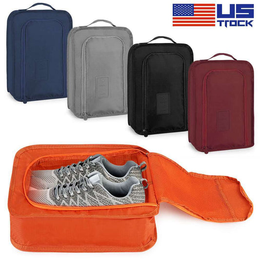 Travel Shoe Bags Zip Pouch Storage Organizer Waterproof Bag Shoes Carry Case Box